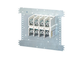 Zacisk Al/Cu 4-biegunowy do 150mm2 na plycie montazowej Mi VE120 HPL2000507