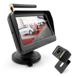 Monitor LCD-TFT 4.3" + 1x KAMERA ZESTAW cofania bezprzewodowy 12V 24V