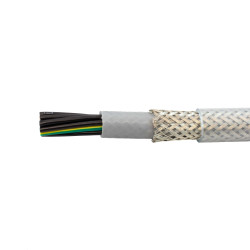 Kabel sterujący 470041CY liczba żył 4 1 mm² 17 AWG Ekranowane Alpha Wire Przezroczysty 300 m Polichlorek winylu
