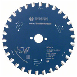 Bosch 2608644366 Expert Saw Blade 165x20x1.6mm 30 Teeth 1piece