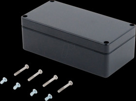 Industrial housing, 160 x 80 x 55 mm, IP66, slate gray