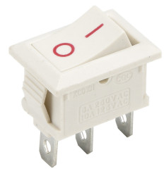 Przełącznik kołyskowy MRS102 A-C3W 6A 250V ON-OFF Biały