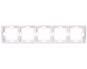 Simon Basic Neos Ramka pięciokrotna biała BMRC5/11