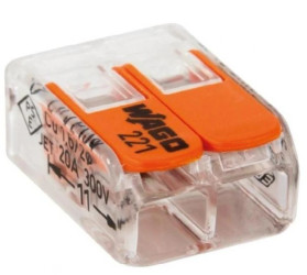 Szybkozłączka z dźwigniami 2-krotna, max. 4mm2, 76005 /5szt/