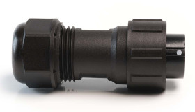 Złącze wielostykowe przemysłowe 3-pinowe Montaż na kablu Wtyczka RS PRO
