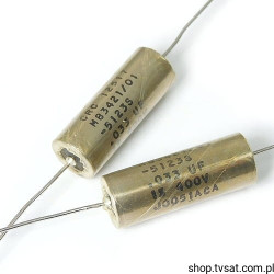 M83421-01-5123S 33nF 400V 1% MKT Axial AXIAL COMPRESE