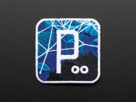 Adafruit Processing - Skill badge, iron-on patch