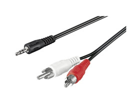 Kabel przejściowy jack Cinch (RCA)/3,5 mm