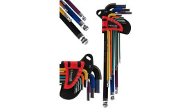 Klucze Imbusowe Zestaw 9Szt. Hex Długie 1,5-10Mm Imbus Kolorowy - Schmith