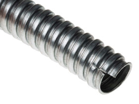 Kanał średnica wew 16.9mm średnica 20mm materiał Stal ocynkowana średnica zew 20.5mm Elastyczny kolor Metal