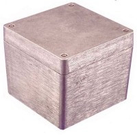 GALUZ137 Obudowa z aluminium wymiary: 120.5x120.5x101 mm - uszczelka neopren, klasa IP54