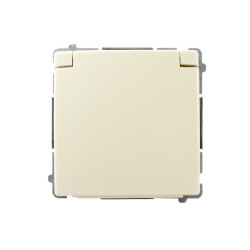 Gniazdo pojedyncze hermetyczne IP44 beżowe BMGZ1B.01/12 Kontakt-Simon Basic