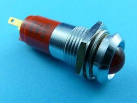 SMBD-14024 24V AC/DC 10mm RED KONTR.MET.