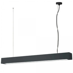 Lampa wisząca Ibros duża 24W CCT IP20 1xLED czarna LP-7001/1P 20 BK-93 24 CCT Light Prestige