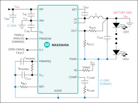 Synchronous Buck and Buck Boost LED Driver / DC-DC Converter