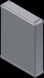 Aluminum Profile enclosure, (L x W x H) 83 x 66 x 18 mm, silver, MTK680.1