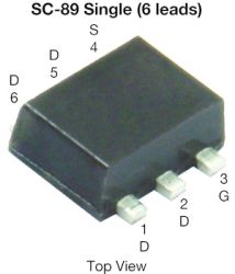 Si1079X P-Channel 30 V (D-S) MOSFET