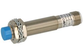 Czujnik; indukcyjny; LM12-3004PAT; PNP; NO; 4mm; 6÷36V; DC; 200mA; cylindryczny metalowy; fi 12mm; 65mm; wysunięty; ze złączem M