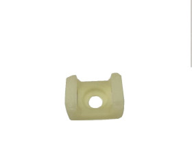 Uchwyt opaski kablowej do opasek 9mm długość 23mm szerokość 16 mm średnica otworu 6.3mm RS PRO Naturalny