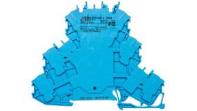 Złączka 3-Piętrowa 2,5Mm2 N/N/N Niebieska Topjobs 2002-3204