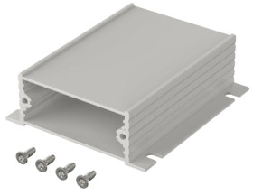 Aluminum enclosure kit, (L x W x H) 55.3 x 80 x 24.4 mm, natural, IP40, 97253080.HMT1