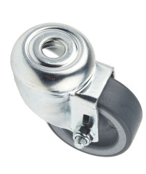 Koło samonastawne średnica kabla 50mm Pojedyncza śruba Tente 50kg wysokość całkowita 69mm