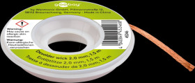 45246 Desoldering wire, copper, 2 mm x 1.5 m