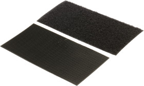 Taśma rzepowa szerokość 50mm, typu: haczyk-pętelka Czarny RS PRO długość 100mm