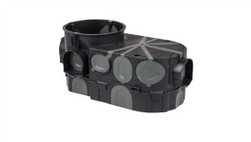 Puszka Podtynkowa Szeregowa Do Elektroniki Z Membranami Przebiciowymi Śr....