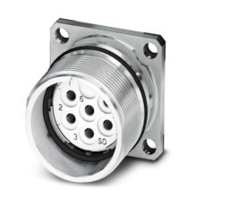 Złącze wielostykowe przemysłowe 7-pinowe M23 Montaż przedni Gniazdo Phoenix Contact