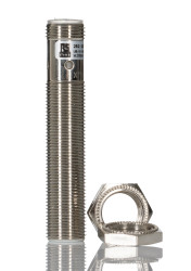 Czujnik zbliżeniowy M12 Indukcyjny 4 mm RS PRO Częściowo wpuszczany 10 → 30 V DC długość 63mm Gwintowany