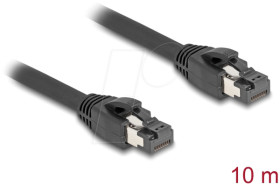 80237 Patch cable, Cat.8.1 S/FTP, 10 m, black