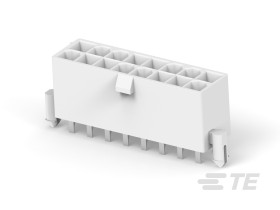 Listwa stykowa PCB 16-pinowe VAL-U-LOK raster: 4.2 mm Pionowy 2-rzędowe TE Connectivity Płyta 60 V W osłonie