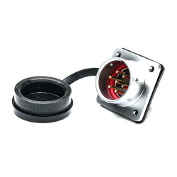 Złącze wielostykowe przemysłowe 7-pinowe M20 Montaż na kołnierzu Gniazdo RS PRO