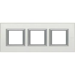 AXOLUTE Ramka 3x2-modułowa pozioma SREBRO HA4802M3HSAN