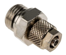 Adapter gwintowany prosty gwint – rura, 15 barów