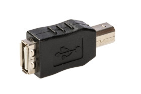 Adapter złącze A USB A złącze B USB B rodzaj A Żeńskie rodzaj B Męskie standard USB 2.0 RS PRO