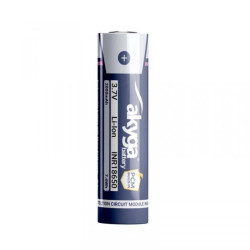 Akumulator litowo-jonowy Akyga AKY2457 INR18650-20M-PCM Li-Ion 3.7V / 2000mAh z zabezpieczeniem