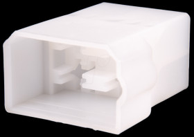 Housing for flat connector, 4-pin