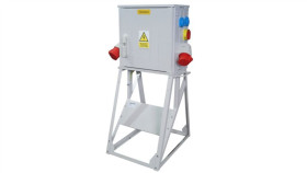 Rozdzielnica Budowlana Erb40a1 Na Stojaku, Ip54, Gniazda: 1X Cee 32A, 1X Cee...