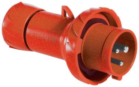 Przemysłowa wtyczka przenośna, prosta, 16A, 2p+E, 380...415 V AC, IP 67 PKX16M733