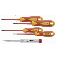 HT1S994 Zestaw wkrętaków 1000V 4szt+próbnik HOGERT