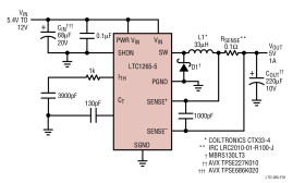 1.2A, High Efficiency Step-Down DC/DC Converter