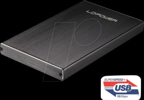 LC-25U3-Becrux-C1 External 2.5" SATA HDD enclosure, USB 3.1