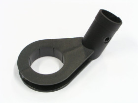 Uchwyt konwertera na rurkę czarny średnica 25mm