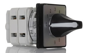 Przełącznik krzywkowy 10-pozycyjny RS PRO SP 1 30° 16A 500V ac