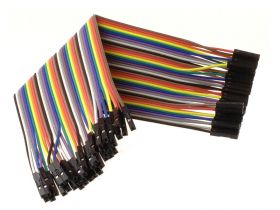 Przewody połączeniowe 40szt żeńsko -żeńskie (długość -30cm)