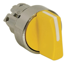 Napęd przełącznika 2 położeniowy żółty bez samopowrotu ZB4BD205