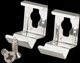 50990091 BARdolino LED profile retaining clip set, 45°