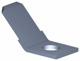 Konektor płaski Męski 6.35 x 0.81mm Izolacja: Nieizolowane Cyna